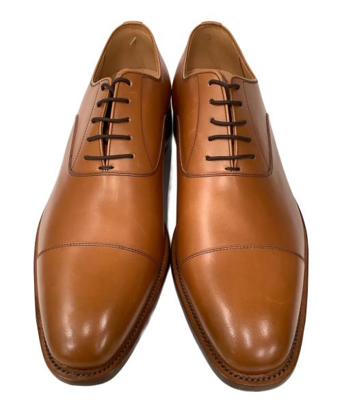 SCOTCH GRAIN（スコッチグレイン）SCOTCH GRAIN (スコッチグレイン) ストレートチップシューズ ブラウン サイズ:27の古着・服飾アイテム