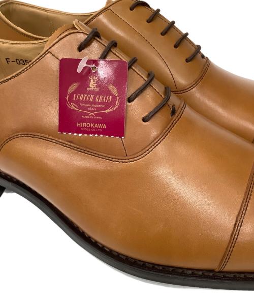 SCOTCH GRAIN（スコッチグレイン）SCOTCH GRAIN (スコッチグレイン) ストレートチップシューズ ブラウン サイズ:27の古着・服飾アイテム