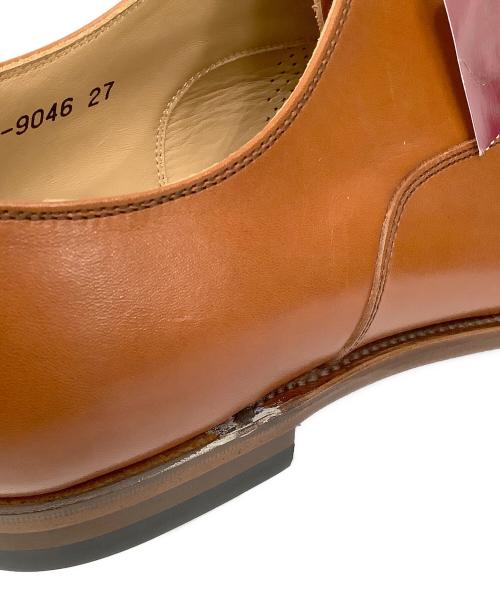 SCOTCH GRAIN（スコッチグレイン）SCOTCH GRAIN (スコッチグレイン) ストレートチップシューズ ブラウン サイズ:27の古着・服飾アイテム