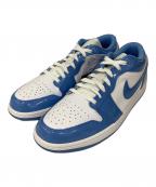 NIKEナイキ）の古着「エアジョーダン1 LOW SE」｜スカイブルー×ホワイト