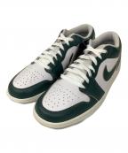NIKEナイキ）の古着「エアジョーダン1 LOW SE」｜ホワイト×グリーン