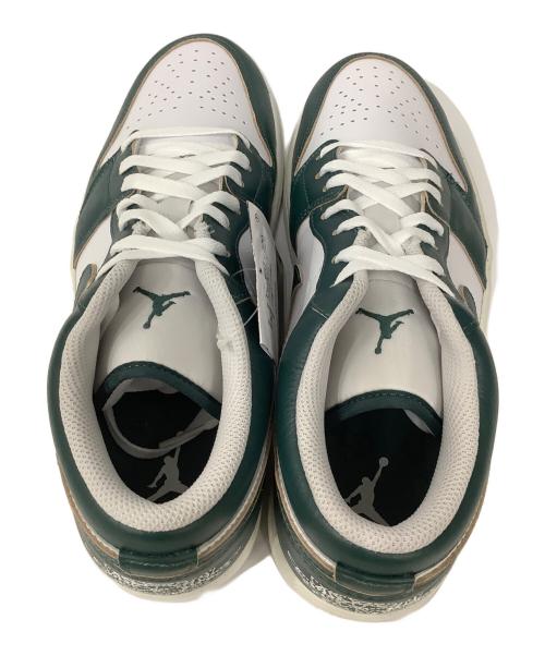 NIKE（ナイキ）NIKE (ナイキ) エアジョーダン1 LOW SE ホワイト×グリーン サイズ:28の古着・服飾アイテム