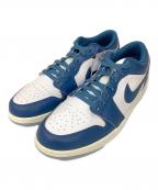 NIKEナイキ）の古着「エアジョーダン1 LOW SE」｜ホワイト×ブルー