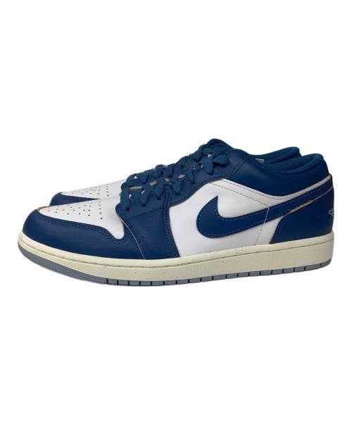 NIKE（ナイキ）NIKE (ナイキ) エアジョーダン1 LOW SE ホワイト×ブルー サイズ:28の古着・服飾アイテム