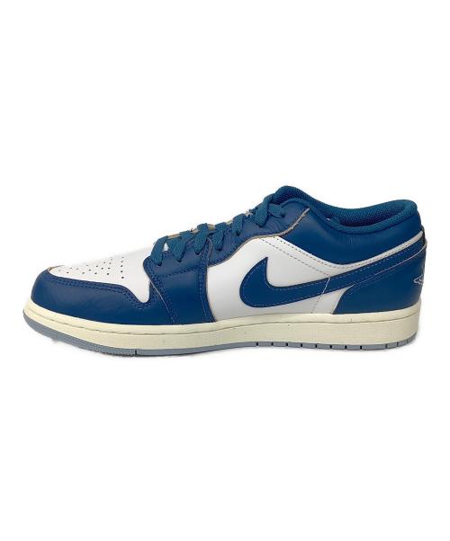 NIKE（ナイキ）NIKE (ナイキ) エアジョーダン1 LOW SE ホワイト×ブルー サイズ:28の古着・服飾アイテム