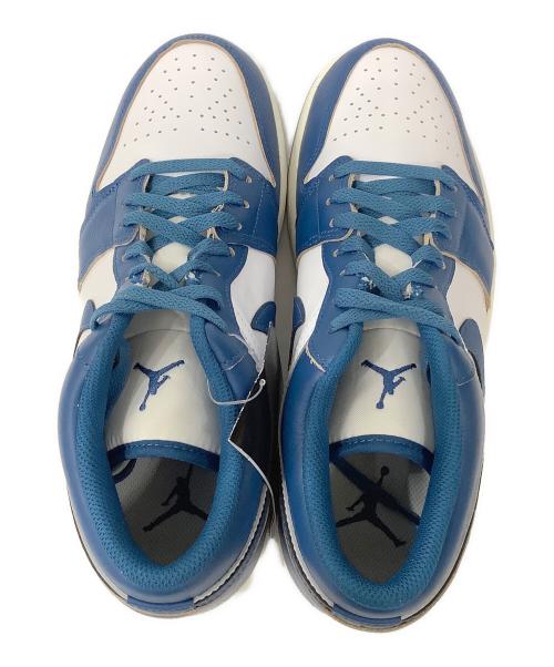 NIKE（ナイキ）NIKE (ナイキ) エアジョーダン1 LOW SE ホワイト×ブルー サイズ:28の古着・服飾アイテム