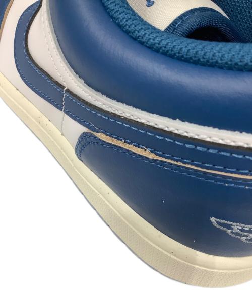 NIKE（ナイキ）NIKE (ナイキ) エアジョーダン1 LOW SE ホワイト×ブルー サイズ:28の古着・服飾アイテム