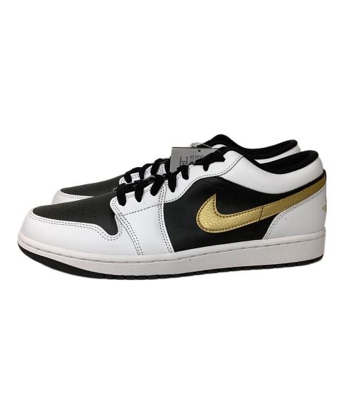 NIKE（ナイキ）NIKE (ナイキ) エアジョーダン1 LOW ブラック×ホワイト サイズ:28の古着・服飾アイテム