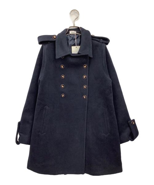 Bibiy.（ビビィ）Bibiy. (ビビィ) ダブルコート ネイビー サイズ:FREEの古着・服飾アイテム