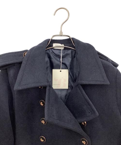 Bibiy.（ビビィ）Bibiy. (ビビィ) ダブルコート ネイビー サイズ:FREEの古着・服飾アイテム