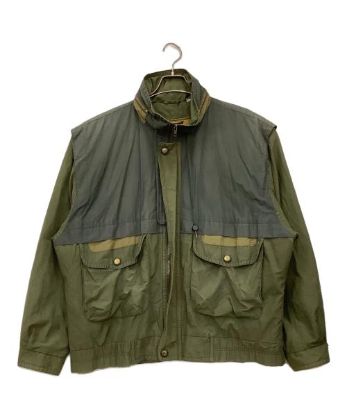 london fog（ロンドンフォグ）london fog (ロンドンフォグ) ミリタリージャケット グリーン サイズ:表記無しの古着・服飾アイテム