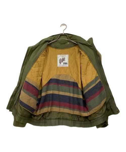 london fog（ロンドンフォグ）london fog (ロンドンフォグ) ミリタリージャケット グリーン サイズ:表記無しの古着・服飾アイテム
