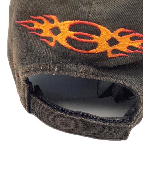 BALENCIAGA（バレンシアガ）BALENCIAGA (バレンシアガ) Burning Unity Cap ダークブラウンの古着・服飾アイテム