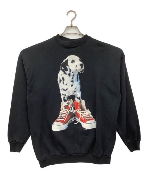 DISNEY（ディズニー）DISNEY (ディズニー) クルーネックスウェット ブラック サイズ:FREEの古着・服飾アイテム
