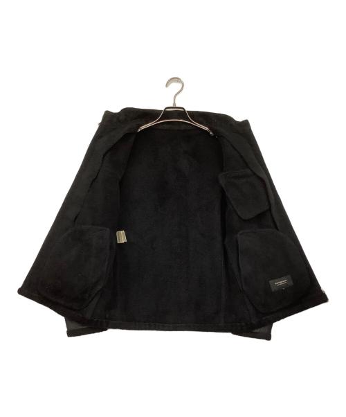 BURBERRY BLACK LABEL（バーバリーブラックレーベル）BURBERRY BLACK LABEL (バーバリーブラックレーベル) ムートンジャケット ブラック サイズ:Mの古着・服飾アイテム