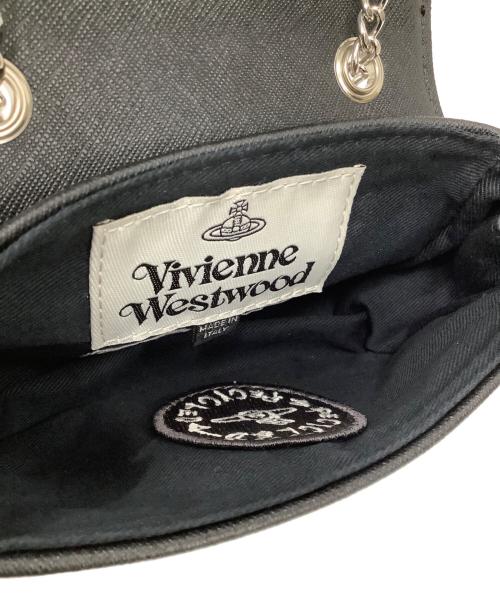Vivienne Westwood（ヴィヴィアンウエストウッド）Vivienne Westwood (ヴィヴィアンウエストウッド) スモールチェーンショルダーバッグ ブラックの古着・服飾アイテム