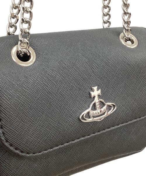 Vivienne Westwood（ヴィヴィアンウエストウッド）Vivienne Westwood (ヴィヴィアンウエストウッド) スモールチェーンショルダーバッグ ブラックの古着・服飾アイテム