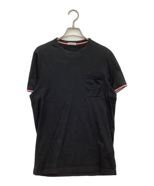 MONCLER（モンクレール）MONCLER (モンクレール) 半袖カットソー ブラック サイズ:−の古着・服飾アイテム