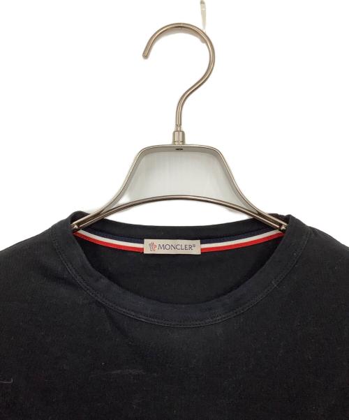MONCLER（モンクレール）MONCLER (モンクレール) 半袖カットソー ブラック サイズ:−の古着・服飾アイテム