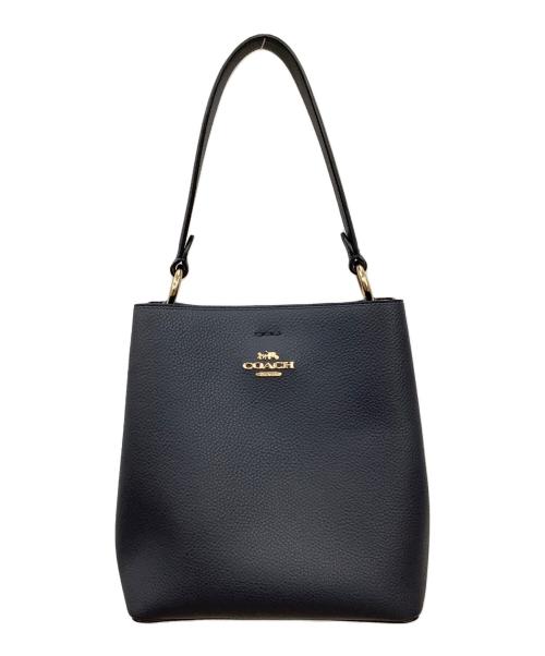 COACH（コーチ）COACH (コーチ) スモールタウンバケットバッグ ネイビーの古着・服飾アイテム