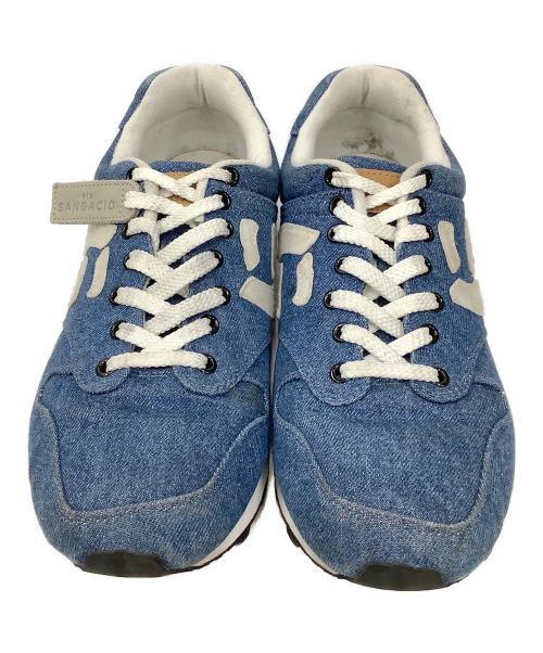 Sangacio（サンガッチョ）SANGACIO (サンガッチョ) ローカットスニーカー インディゴ サイズ:27.5の古着・服飾アイテム