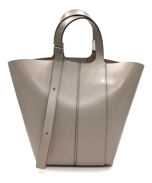 GIANNI CHIARINI（ジャンニ キアリーニ）GIANNI CHIARINI (ジャンニ キアリーニ) ハンドバッグ ベージュの古着・服飾アイテム