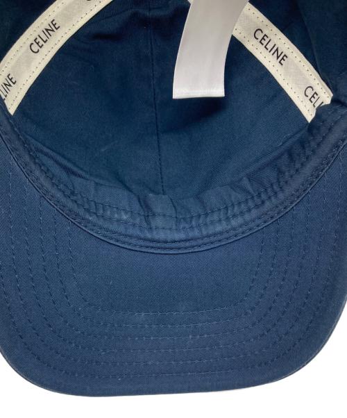 CELINE（セリーヌ）CELINE (セリーヌ) イニシャルキャップ ネイビー サイズ:Sサイズの古着・服飾アイテム