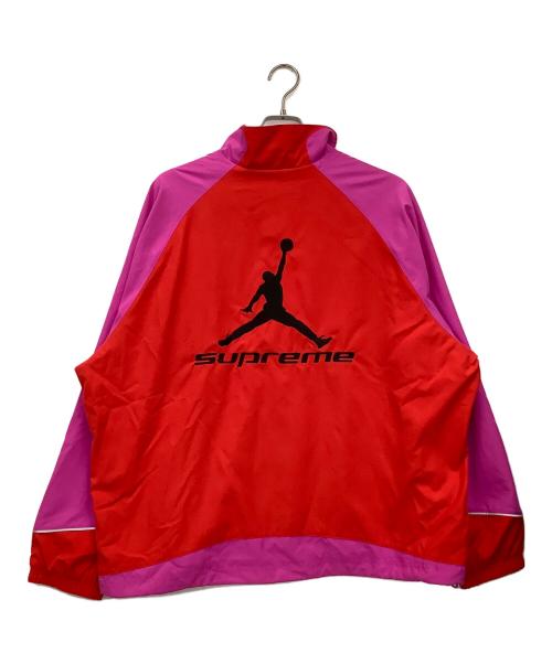 NIKE（ナイキ）NIKE (ナイキ) SUPREME (シュプリーム) トラックジャケット レッド×ピンク サイズ:XLの古着・服飾アイテム