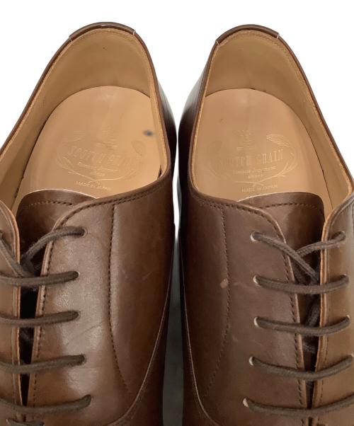 SCOTCH GRAIN（スコッチグレイン）SCOTCH GRAIN (スコッチグレイン) ストレートチップシューズ ブラウン サイズ:26.5の古着・服飾アイテム
