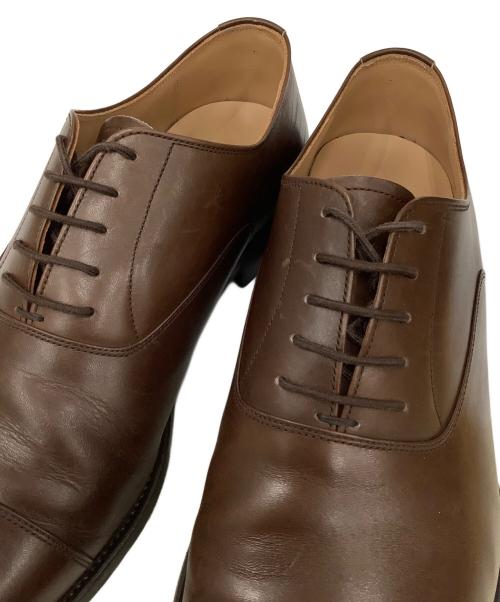 SCOTCH GRAIN（スコッチグレイン）SCOTCH GRAIN (スコッチグレイン) ストレートチップシューズ ブラウン サイズ:26.5の古着・服飾アイテム