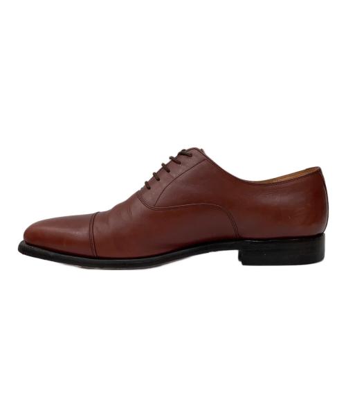SCOTCH GRAIN（スコッチグレイン）SCOTCH GRAIN (スコッチグレイン) ストレートチップシューズ ブラウン サイズ:26.5の古着・服飾アイテム