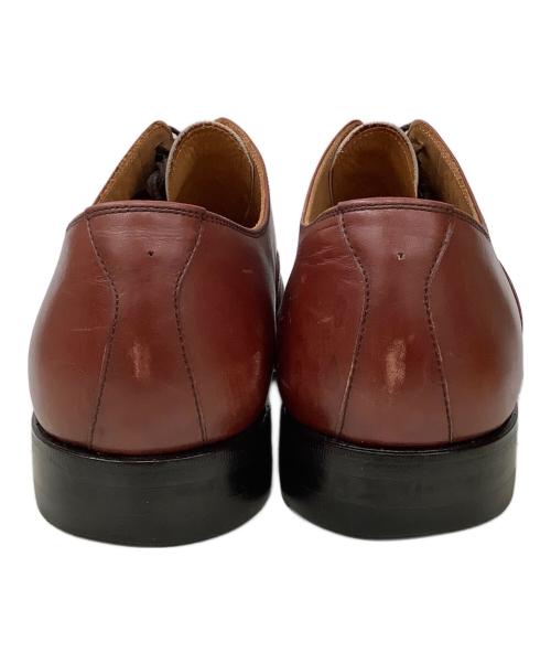 SCOTCH GRAIN（スコッチグレイン）SCOTCH GRAIN (スコッチグレイン) ストレートチップシューズ ブラウン サイズ:26.5の古着・服飾アイテム