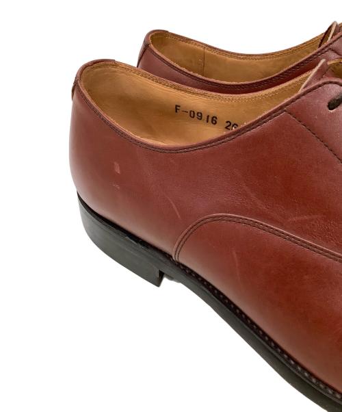 SCOTCH GRAIN（スコッチグレイン）SCOTCH GRAIN (スコッチグレイン) ストレートチップシューズ ブラウン サイズ:26.5の古着・服飾アイテム