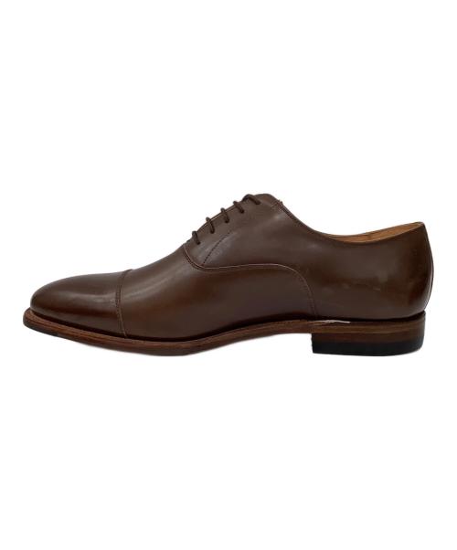 SCOTCH GRAIN（スコッチグレイン）SCOTCH GRAIN (スコッチグレイン) ストレートチップシューズ ブラウン サイズ:26.5の古着・服飾アイテム