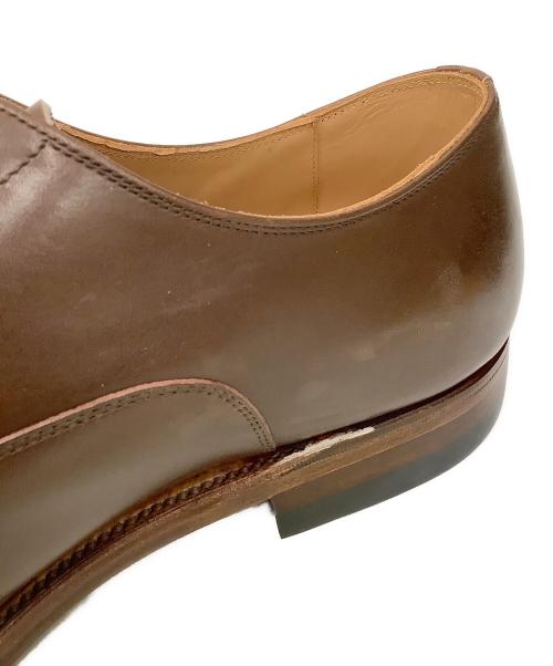 SCOTCH GRAIN（スコッチグレイン）SCOTCH GRAIN (スコッチグレイン) ストレートチップシューズ ブラウン サイズ:26.5の古着・服飾アイテム