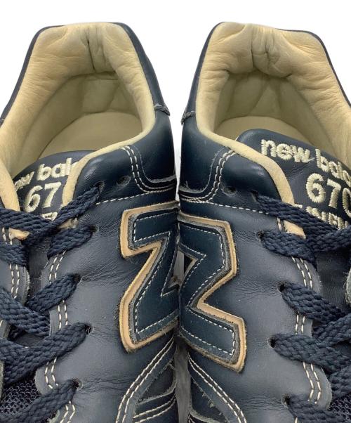 NEW BALANCE（ニューバランス）NEW BALANCE (ニューバランス) ローカットスニーカー ネイビー サイズ:27.5の古着・服飾アイテム