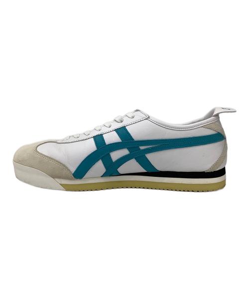 Onitsuka Tiger（オニツカタイガー）Onitsuka Tiger (オニツカタイガー) ローカットスニーカー ホワイト×ブルー サイズ:27の古着・服飾アイテム