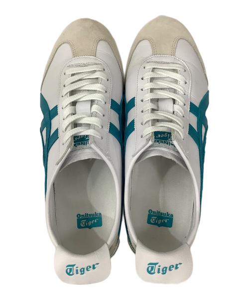 Onitsuka Tiger（オニツカタイガー）Onitsuka Tiger (オニツカタイガー) ローカットスニーカー ホワイト×ブルー サイズ:27の古着・服飾アイテム
