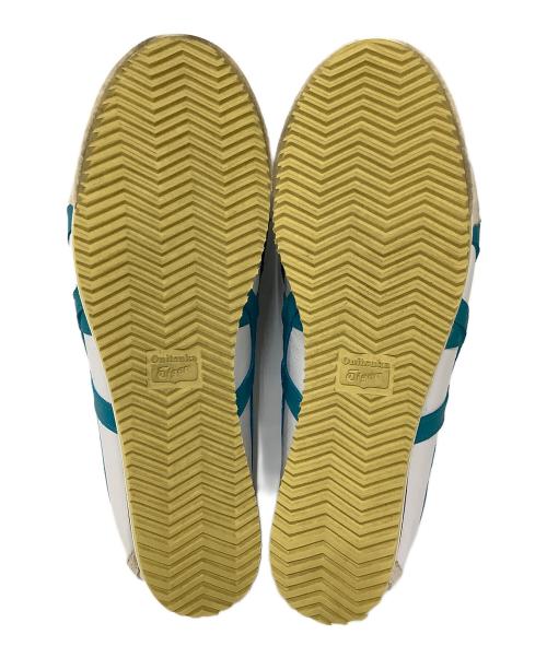 Onitsuka Tiger（オニツカタイガー）Onitsuka Tiger (オニツカタイガー) ローカットスニーカー ホワイト×ブルー サイズ:27の古着・服飾アイテム