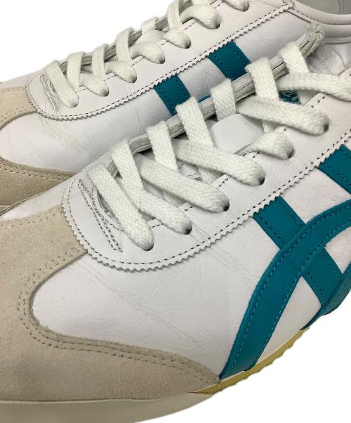 Onitsuka Tiger（オニツカタイガー）Onitsuka Tiger (オニツカタイガー) ローカットスニーカー ホワイト×ブルー サイズ:27の古着・服飾アイテム