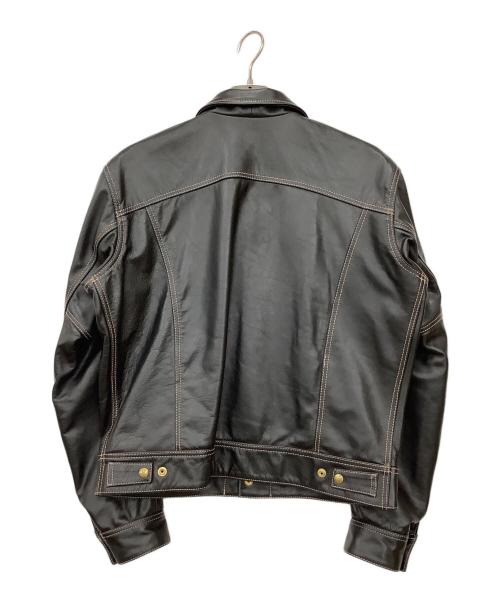 MORGAN MEMPHIS BELLE（モーガン メンフィス ベル）MORGAN MEMPHIS BELLE (モーガン メンフィス ベル) レザージャケット ブラック サイズ:Lの古着・服飾アイテム