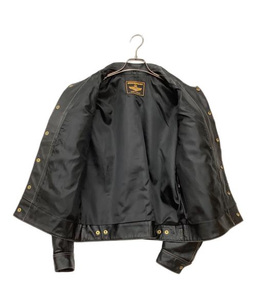 MORGAN MEMPHIS BELLE（モーガン メンフィス ベル）MORGAN MEMPHIS BELLE (モーガン メンフィス ベル) レザージャケット ブラック サイズ:Lの古着・服飾アイテム