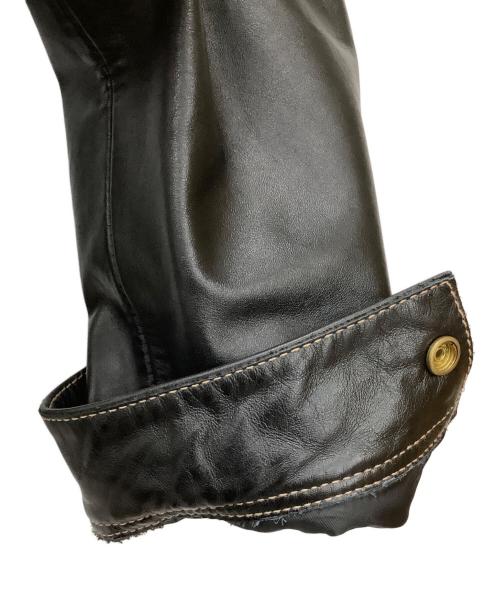 MORGAN MEMPHIS BELLE（モーガン メンフィス ベル）MORGAN MEMPHIS BELLE (モーガン メンフィス ベル) レザージャケット ブラック サイズ:Lの古着・服飾アイテム