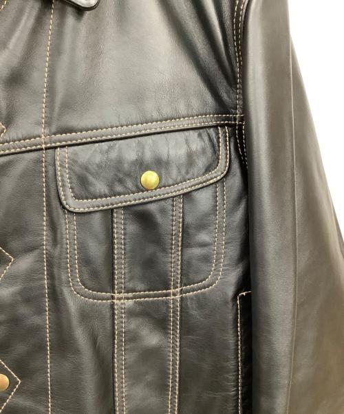 MORGAN MEMPHIS BELLE（モーガン メンフィス ベル）MORGAN MEMPHIS BELLE (モーガン メンフィス ベル) レザージャケット ブラック サイズ:Lの古着・服飾アイテム