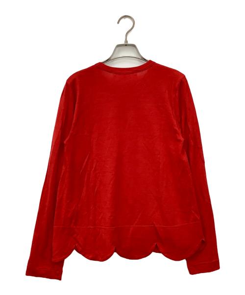 COMME des GARCONS（コムデギャルソン）COMME des GARCONS (コムデギャルソン) 長袖カットソー レッド サイズ:Sの古着・服飾アイテム