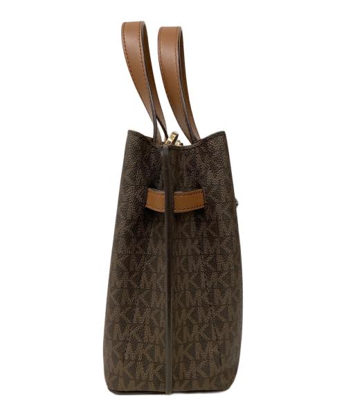MICHAEL KORS（マイケルコース）MICHAEL KORS (マイケルコース) 2WAYバッグ ブラウンの古着・服飾アイテム
