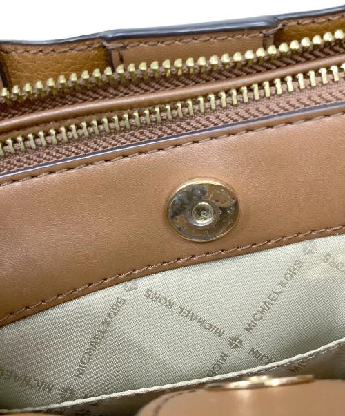 MICHAEL KORS（マイケルコース）MICHAEL KORS (マイケルコース) 2WAYバッグ ブラウンの古着・服飾アイテム