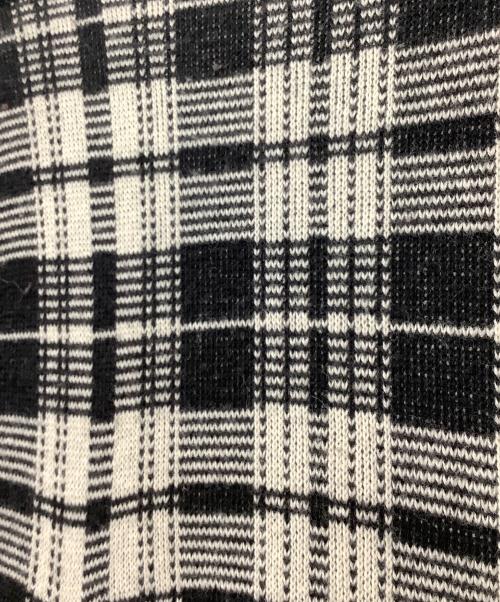 POLO RALPH LAUREN（ポロ・ラルフローレン）POLO RALPH LAUREN (ポロ・ラルフローレン) ニットスカート ホワイト×ブラック サイズ:Sの古着・服飾アイテム
