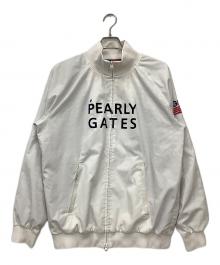 PEARLY GATES（パーリーゲイツ）の古着「ジップアップブルゾン」｜ホワイト