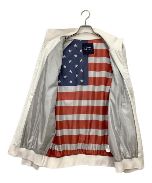 PEARLY GATES（パーリーゲイツ）PEARLY GATES (パーリーゲイツ) ジップアップブルゾン ホワイト サイズ:LLの古着・服飾アイテム